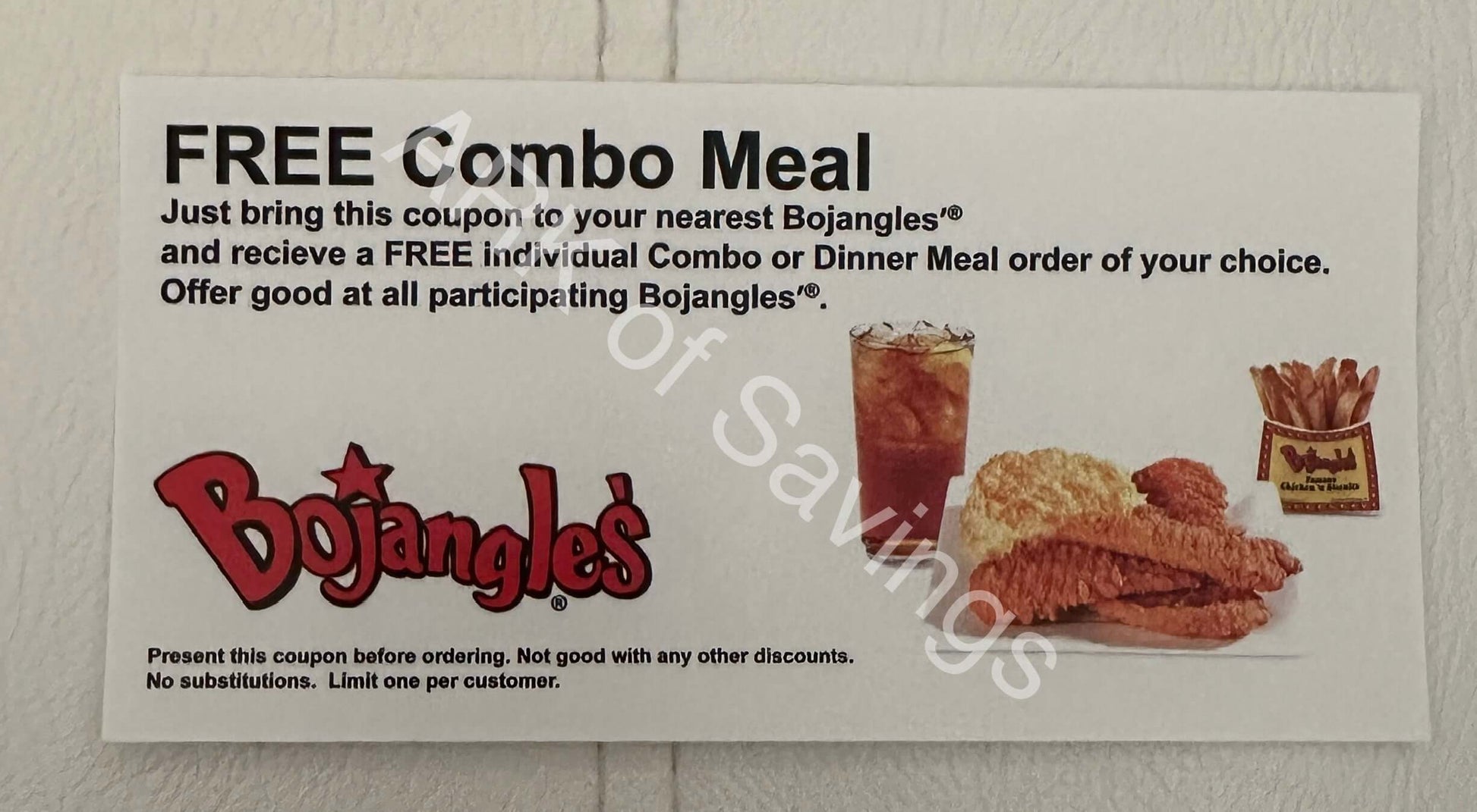 Bojangles Free Combo Meal Coupons No Expiration The ARK of Savings